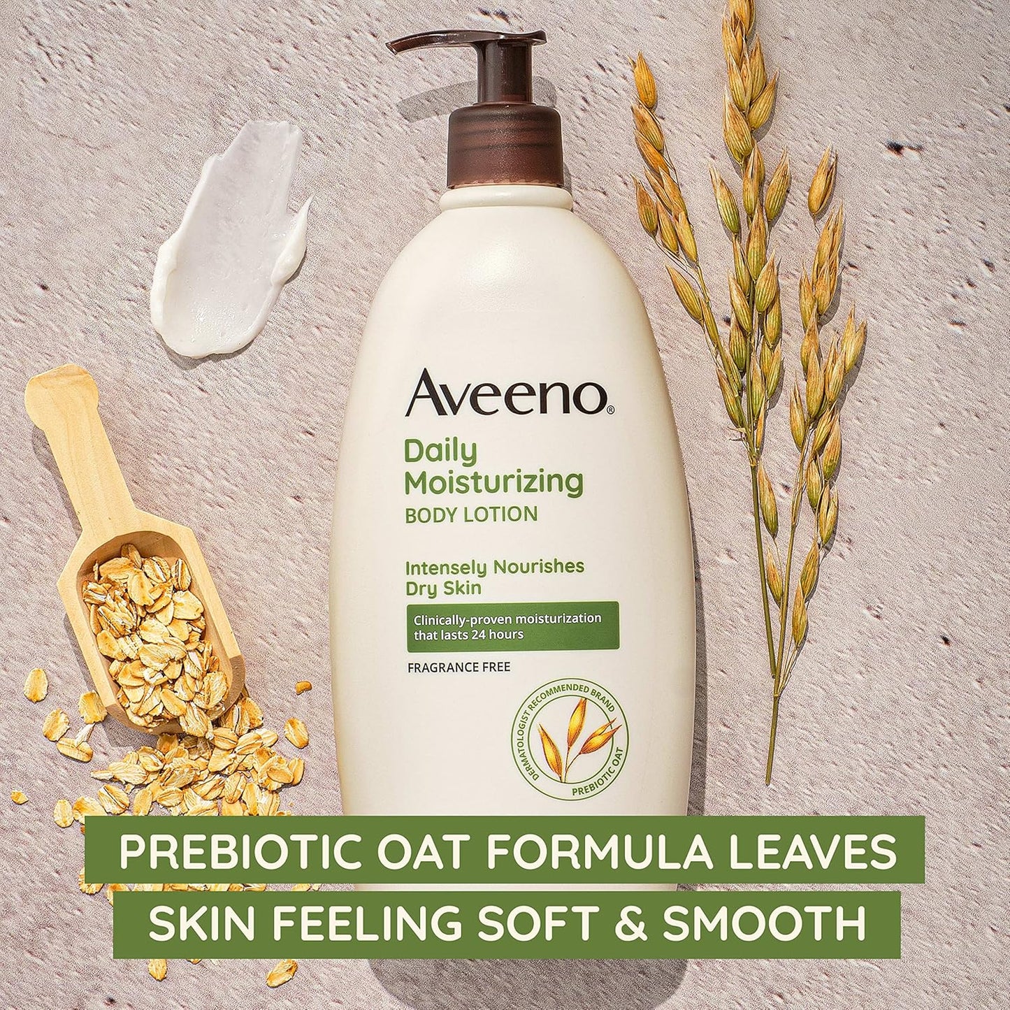 Aveeno Daily Moisturizing Lotion | 2-Pack | 20 Fl Oz Pump | Hydrating