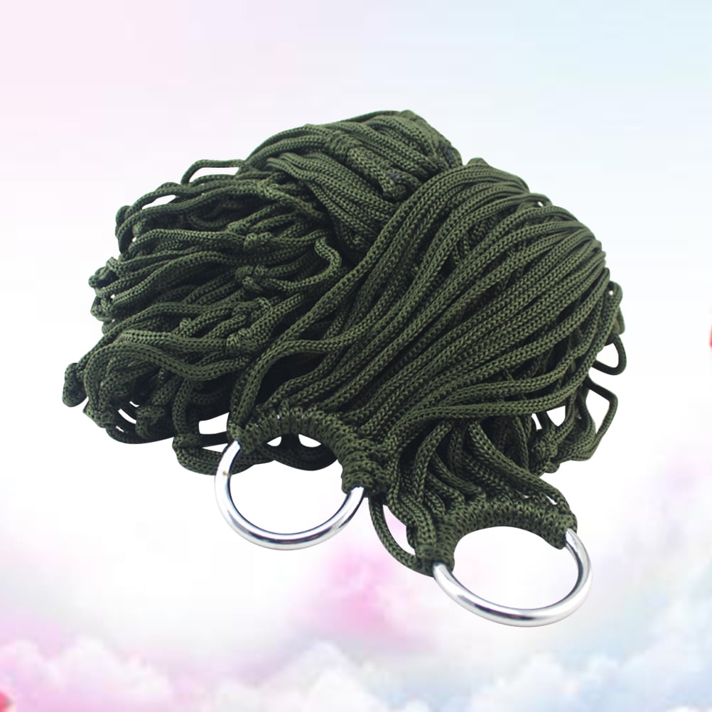 Raindrops 4Pcs Portable Camping Hammock Swing Bed with Nylon Material for Hiking 240*80*05cm