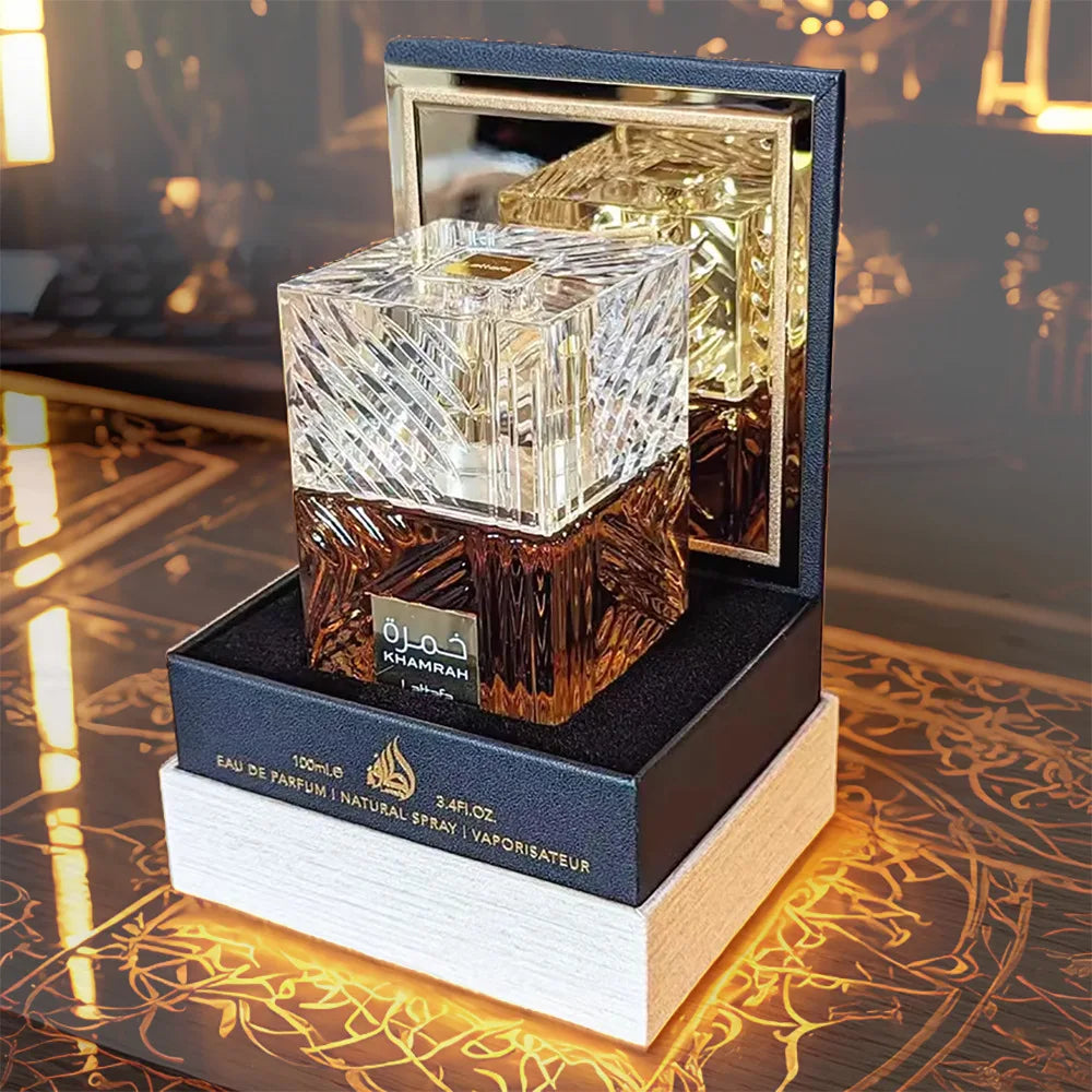 100ml Khamrah Qahwa Perfume – Rich & Wood Scent