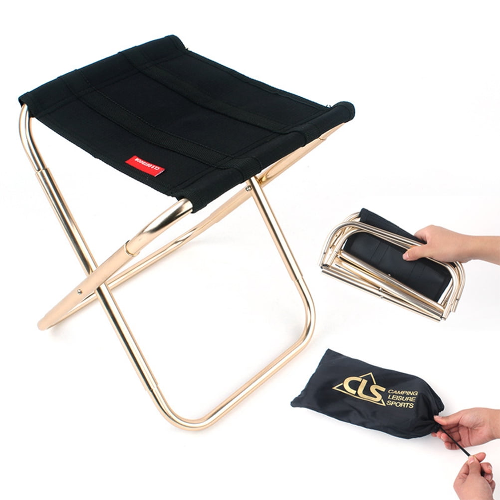 SKISUNO Lightweight Foldable Chair Aluminium Alloy Oxford Cloth Portable for Camping Picnics 1Set 9.8x8.9x10.6in