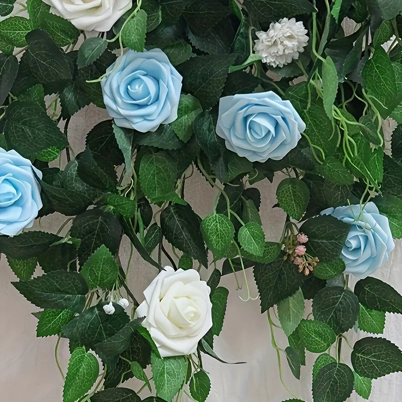 Artificial Roses with Stems
