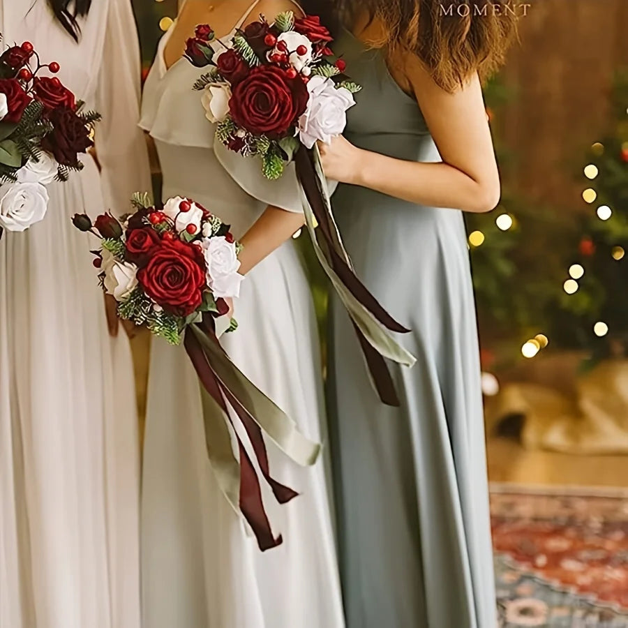 Artificial Roses with Stems