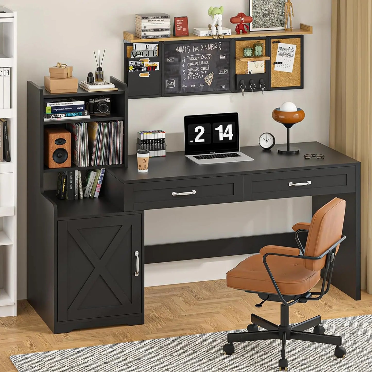 Office Computer Desk with Storage