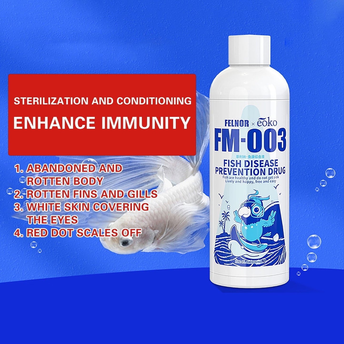 Concentrated Freshwater Nitrifying Quick Start Fish Tank Lift Levels & Water Filtering Aquarium Water 300ml
