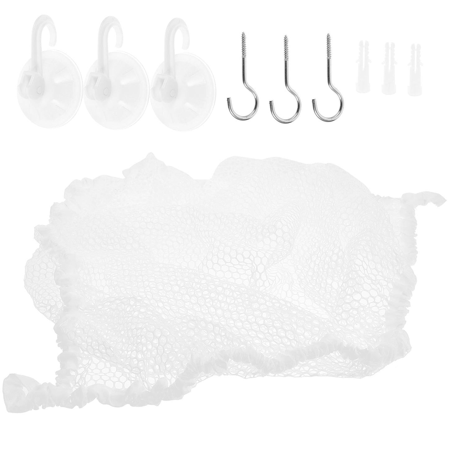 Niceauty Stuffed Animal Hammock Storage Net Hanging Organizer For Room Woven Mesh For Storage And Organization