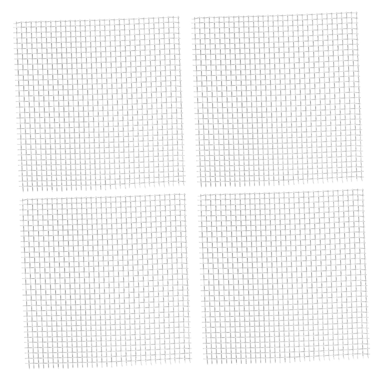ROSENICE 15Pack Silver Square Aquatic Moss Mesh for Low Maintenance and Freshwater