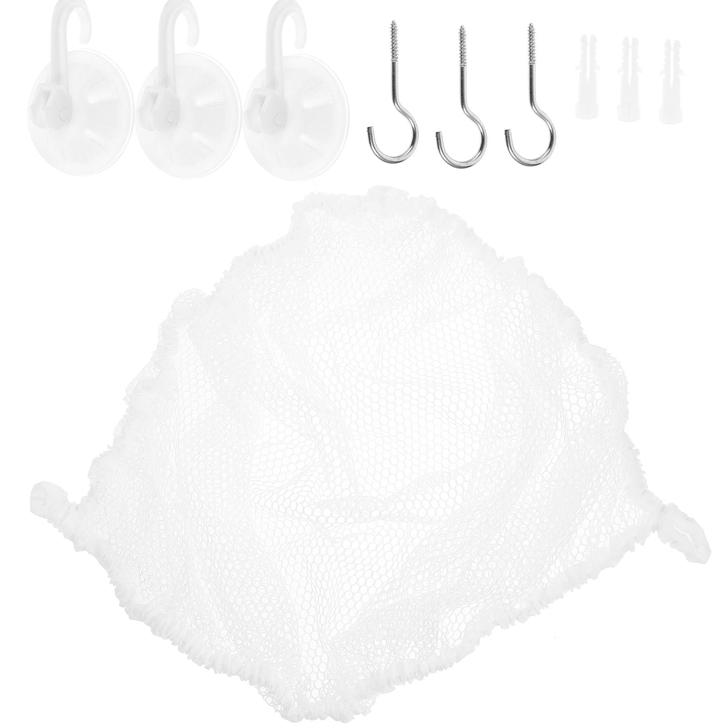 Niceauty Stuffed Animal Hammock Storage Net Hanging Organizer For Room Woven Mesh For Storage And Organization