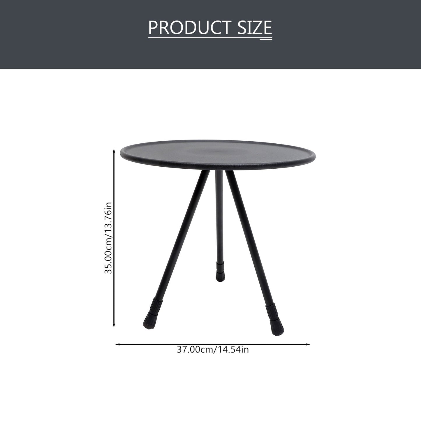 UPOUART Portable Camping Table Folding Stainless Steel Portable Friends Fishing 1Set