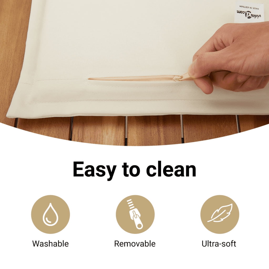 vidaXL Garden Sofa Set Black