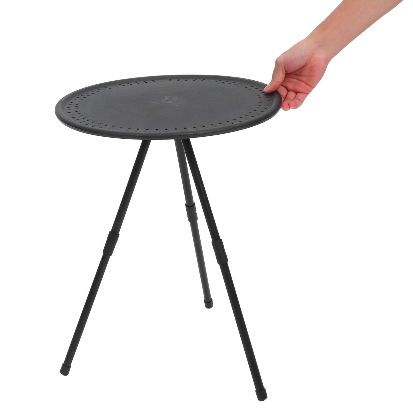 IDEANATEGRATE 1Pack Compact Hiking Table 19.3In Height Adjustable Range for Home Use and Picnics