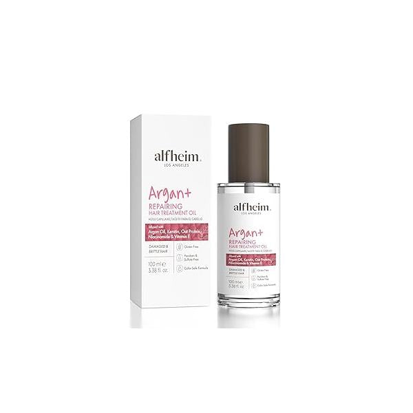 Argan Repairing Hair Oil | Restores Strength & Shine Protects Against Environmental Damage Lightweight Nourishment for Damaged Color-Treated Paraben Sulfate-Free 3.38 fl.oz