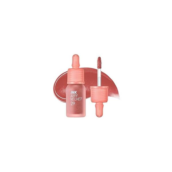 Peripera Ink Airy Velvet Lip Tint, Liquid (021 FLUFFY PEACH)