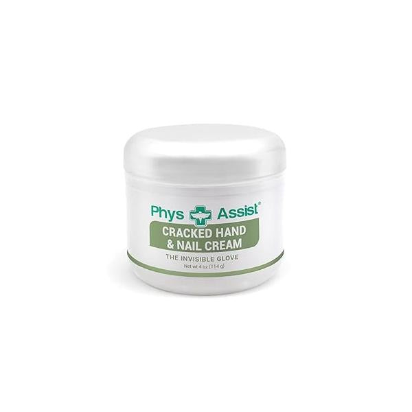 Cracked Hand and Nail Cream "The Invisible Glove"-with Lavender & Peppermint Helps Soothe, Moisturize, Hands, Fingers Nails. 4 OZ