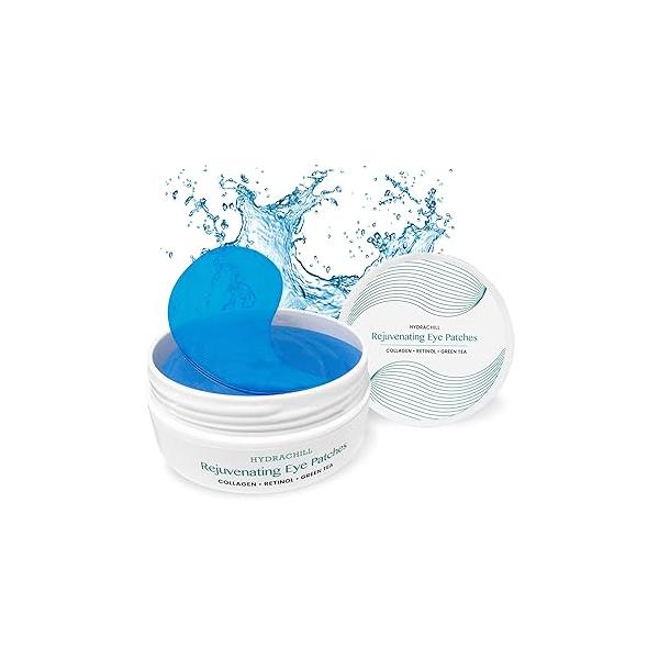 Eye Patches for Reducing Puffy Eyes and Dark Circles (60 patches), Wrinkles (Anti - Wrinkle) | mask patches Skincare with Retinol, Collagen, Hyaluronic Acid, Green Tea Anti Wrinkle