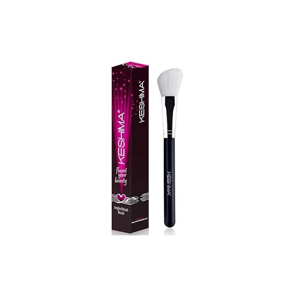 Angled Blush Brush/Bronzer Brush By Keshima - Best for Contour, and Bronzer Makeup Application