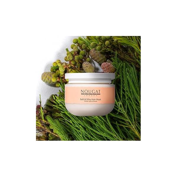 NOUGAT Soft & Silky Hair Mask, Intense Hydrating Nourishing with Botanical Oils, Fast Absorbing, ideal for Dry Damaged or Color Treated Hair,Contains Vitamin E,Vitamin B5, Argan Oil 9.17oz