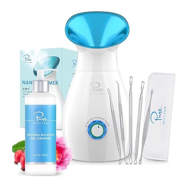NanoSteamer and Natural Balance Gel Cleanser Bundle