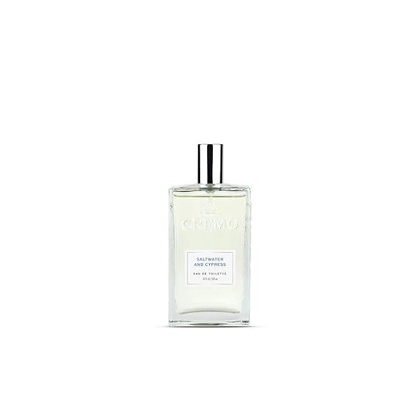 Cremo Saltwater Cypress Cologne Spray, A Lively Blend of Sea Green Mango and Coastal Cypress, 3.4 Fl Oz