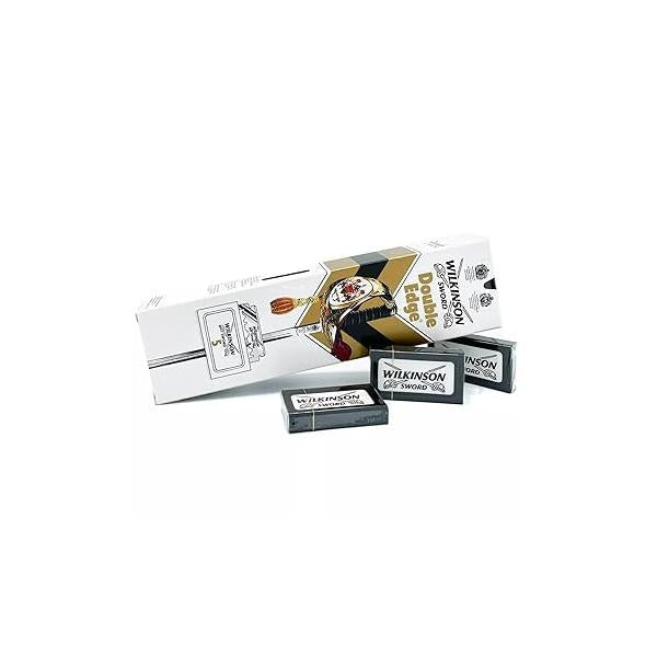 Wilkinson Sword Classic Double Edge (DE) Razorblades - 100 Blades Packaging May Vary