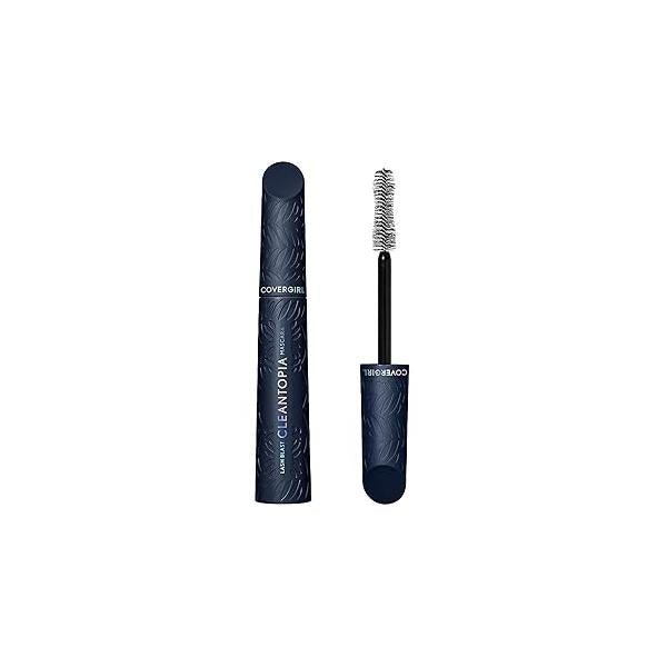 Covergirl Lash Blast Cleantopia Mascara, Volumizing, Smudge-Proof, Vegan Formula, Extreme Black 800, 1 Count
