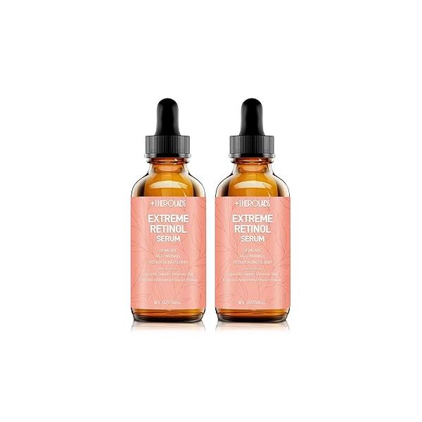 Retinol Serum for Face 2.5%, B5 Resurfacing with Vitamin C, E, Hyaluronic Acid, Niacinamide, Peptide Anti-Aging, Wrinkle Smoothing, Dark Spot Corrector, Brighten Dullness