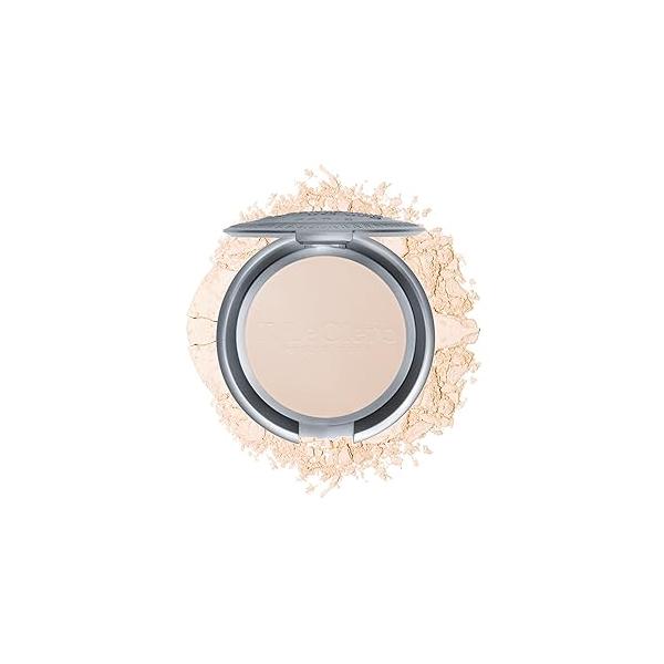 T. Leclerc Compact Pressed Powder - Super-Blendable Face Makeup Longwear Portable Matte Finish Radiant Natural Medium to Full Coverage Airbrushing Mineral Base For Pores & Imperfections (Beige)