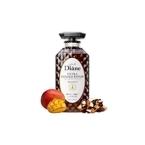 Moist Diane Anti Dandruff Conditioner for Oily Hair Women & Men, Itchy Scalp Treatment by Argan Oil, Tea Tree, Mint, Rosemary Ginger, Keratin from Japan, FREASH HYDRATE 15.2 Fl Oz