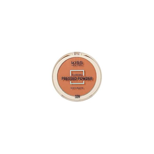 Soft Matte Pressed Powder, Blurring Poreless Face Powder Makeup, Medium Coverage Setting Infused with Salicylic Acid & Niacinamide, Clean Beauty (Sun Beige, 0.28 Ounce)