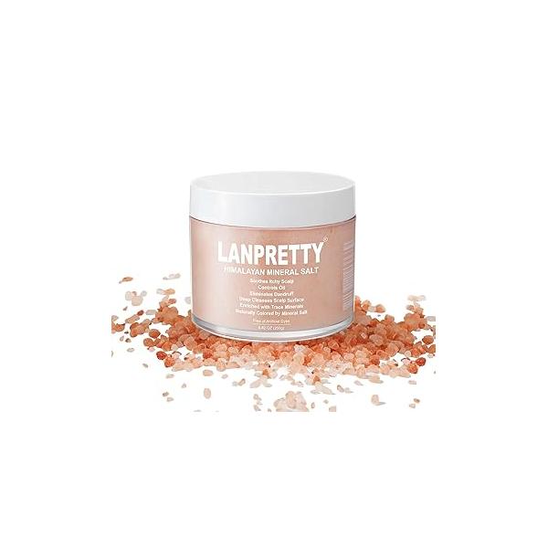 Scalp Scrub & Exfoliator with Mineral Salt | Deep Cleansing Oil Control Flake-Free Treatment for Itch Relief Smoother Hair 8.82 oz