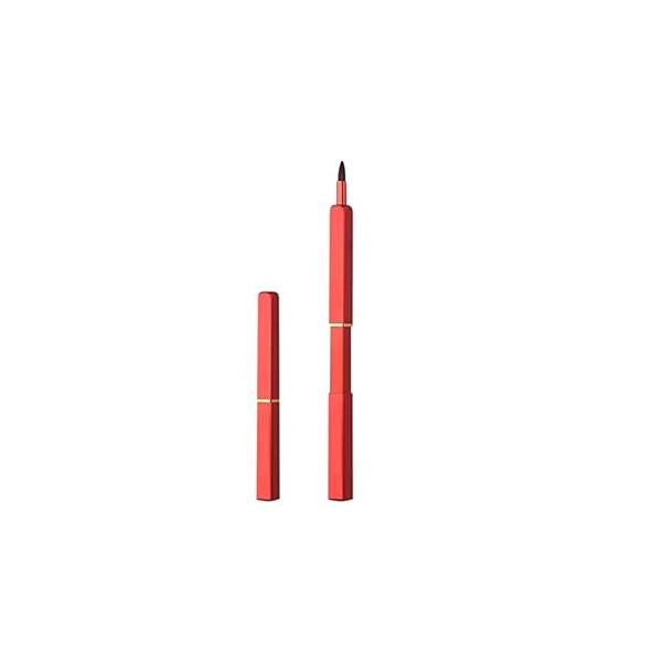 Exquisite Professional Lip Brush Applicators-Retractable Lipstick Brushes- Gloss Makeup Tool For Women and Girls (Black)