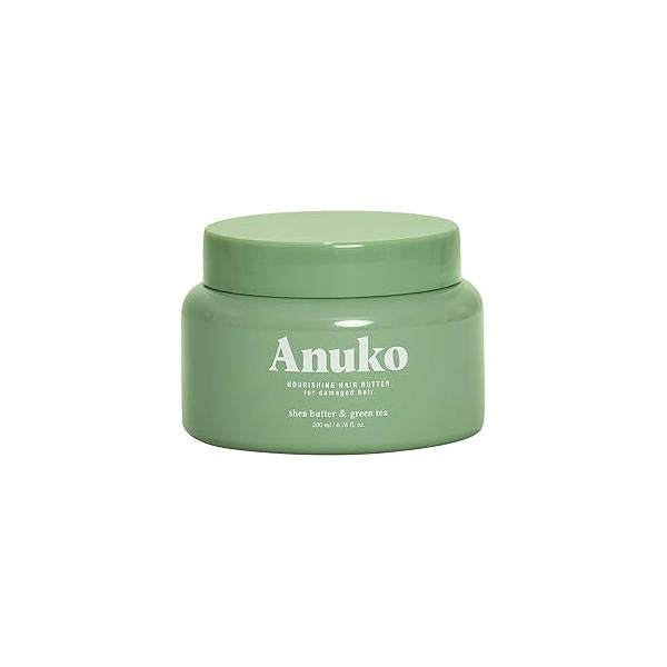 Nourishing Hair Butter for Damaged Hair, 6.7 oz, Shea & Green Tea, Korean Care, Treatment Mask, Vegan Protein