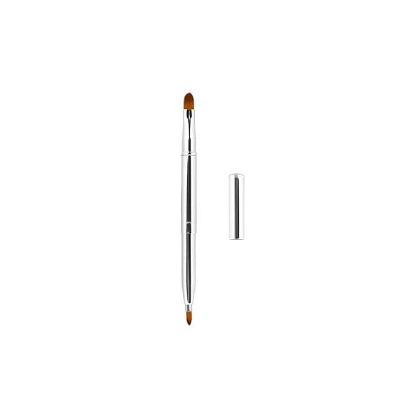 Exquisite Professional Lip Brush Applicators-Retractable Lipstick Brushes- Gloss Makeup Tool For Women and Girls (Black)