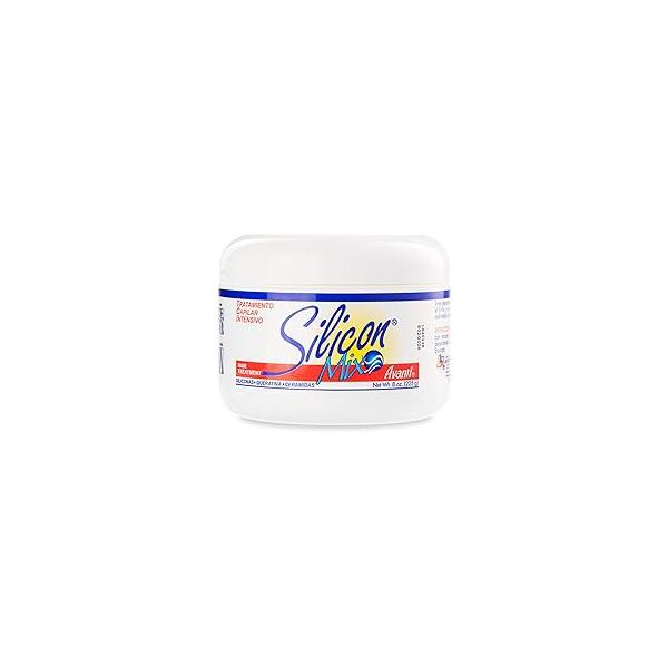 Silicon Mix Deep Conditioning Hair Mask 8 ounces - Intensive Treatment for Dry, Damaged and Brittle Hair, Moisturizing Conditioner Women to Repair, Control Frizz, Add Shine Softness.