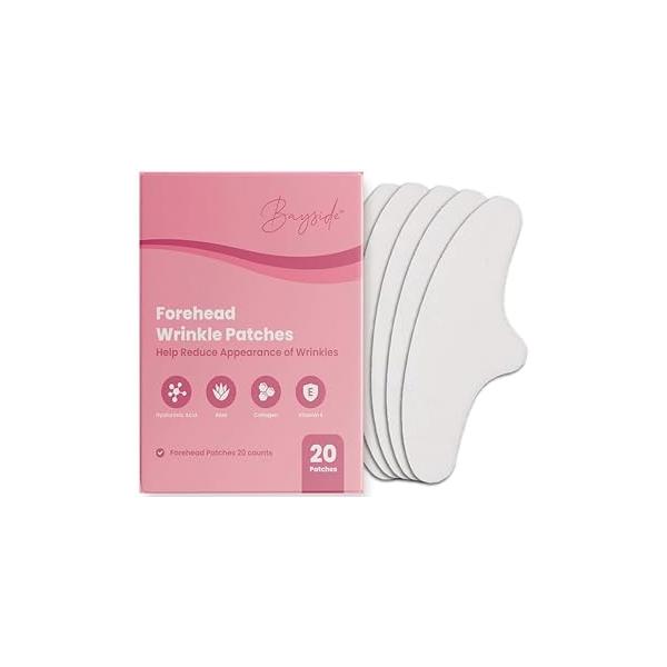 Forehead Wrinkle Patches | Anti-Wrinkle Facial for Fine Lines Overnight Filler & Deep Line Treatment Disposable Face Tape a Youthful, Firmer, and Smoother Appearance 20 Count