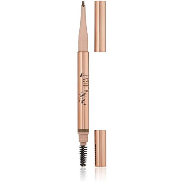 Pretty Vulgar Defined Brilliance Eyebrow Pencil, Dual-Sided Definer Natural Finish, Long-Wearing, Water-Resistant, Vegan, Gluten-Free & Cruelty-Free, 0.35g / 0.012 Oz.