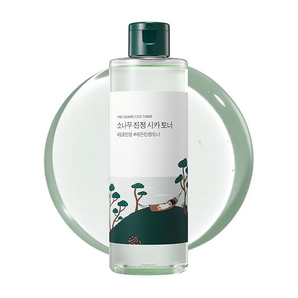 ROUND LAB 1025 Dokdo Toner 6.76 Fl Oz, Oil Control and Reduces Excess Sebum, Gentle Exfoliating Facial Toner, Deep Sea Water for Moisturization, Soft Finish Without Stickiness, Korean Skin Care