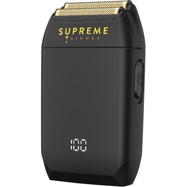 Supreme Trimmer Crunch Electric Razor for Men | 150 Minute Runtime, Waterproof Wet/Dry Men's Corded/Cordless Double Foil Shaver Stubble STF602