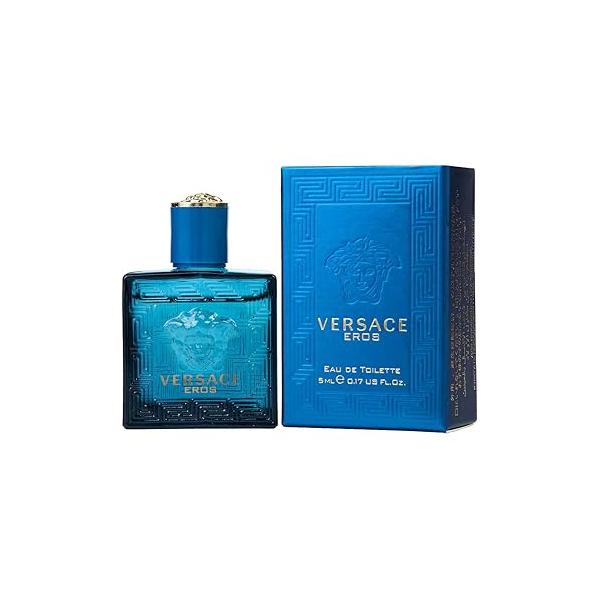 VERSACE EROS by Gianni Versace EDT .17 OZ MINI for MEN ---(Package Of 3)