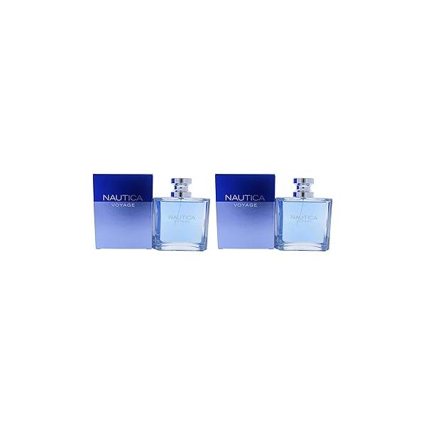 Nautica Voyage by for Men - 3.4 oz EDT Spray (Pack of 2)