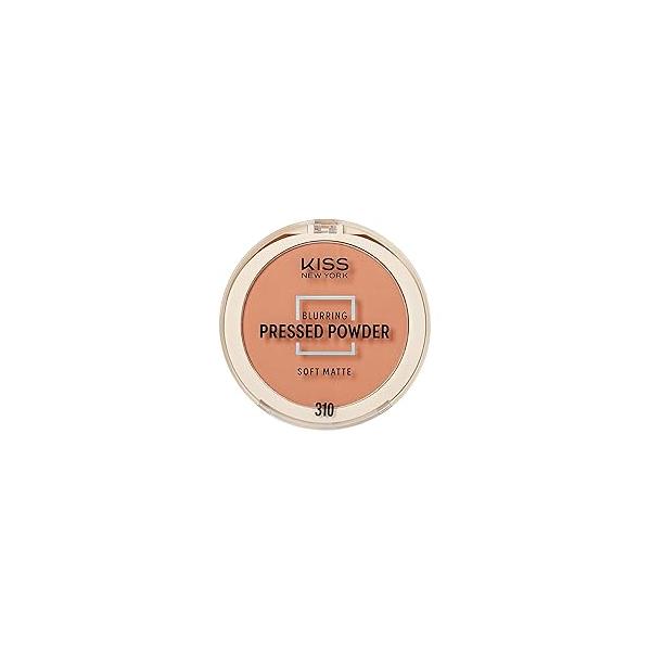 Soft Matte Pressed Powder, Blurring Poreless Face Powder Makeup, Medium Coverage Setting Infused with Salicylic Acid & Niacinamide, Clean Beauty (Sun Beige, 0.28 Ounce)