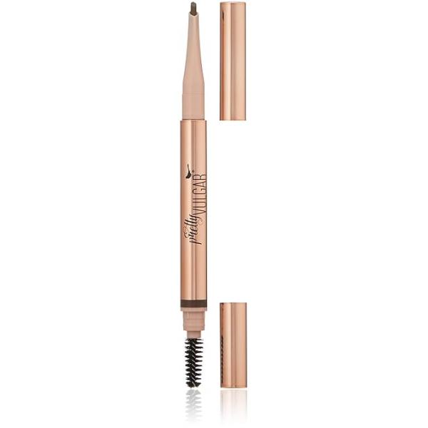 Pretty Vulgar Defined Brilliance Eyebrow Pencil, Dual-Sided Definer Natural Finish, Long-Wearing, Water-Resistant, Vegan, Gluten-Free & Cruelty-Free, 0.35g / 0.012 Oz.