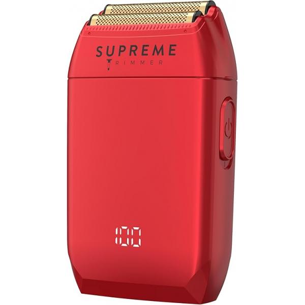 Supreme Trimmer Crunch Electric Razor for Men | 150 Minute Runtime, Waterproof Wet/Dry Men's Corded/Cordless Double Foil Shaver Stubble STF602