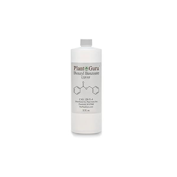 Benzyl Benzoate USP Grade Liquid 32 fl. oz. - Great for Fragrance/Aroma Compounds, Cosmetics, Hair & Scalp Products.