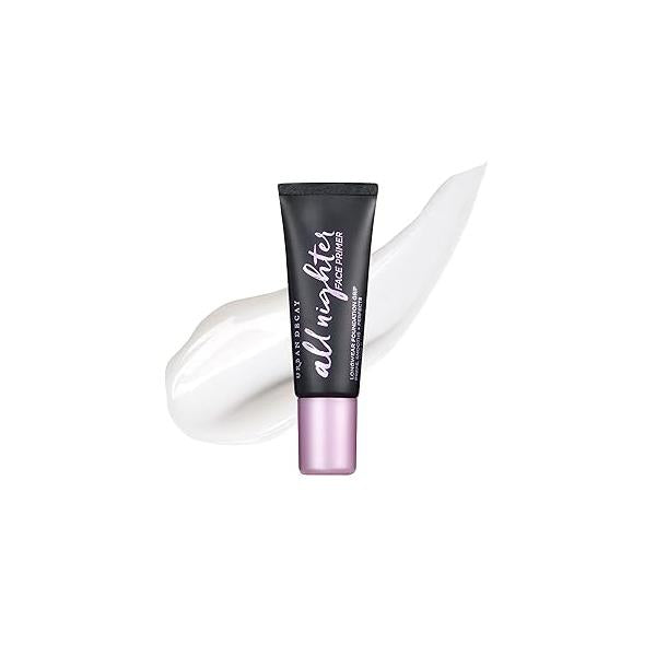 Urban Decay All Nighter Longwear Face Primer, Smoothing & Hydrating Base for Foundation Makeup, Sheer Lightweight, Skin Types, Paraben-free