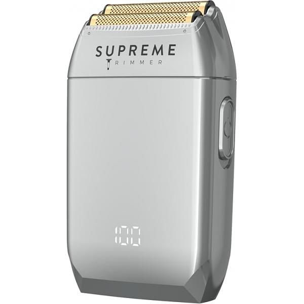 Supreme Trimmer Crunch Electric Razor for Men | 150 Minute Runtime, Waterproof Wet/Dry Men's Corded/Cordless Double Foil Shaver Stubble STF602