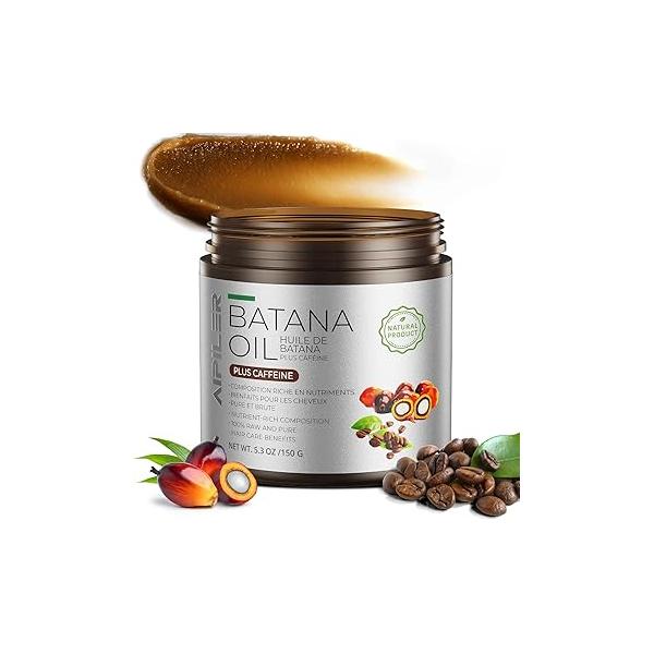 Raw Batana Oil for Hair Growth: 100% Pure - Dr. Sebi from Honduras Unrefined Promotes thickness Men & Women 4.23 oz