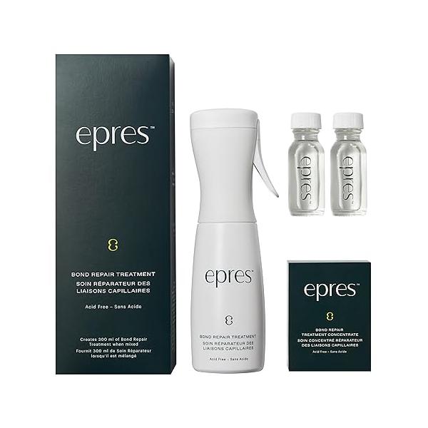 epres Bond Repair Treatment Starter Kit - Bonding for Damaged Hair Revolutionary Product Softer, Stronger, Healthier Care All Types and Textures