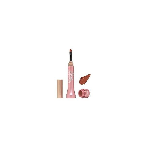 Chella Eyebrow Cream, Awesome Auburn - Vegan, Cruelty Free, Paraben Gluten Free Pomade Makeup Long Wearing, Velvet Consistency, Water Resistant