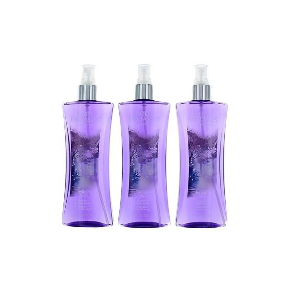 Twilight Mist by Body Fantasies, 3 Pack 8oz Fragrance Spray Women