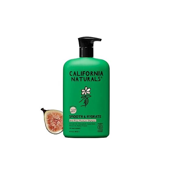 California Naturals Super Moisture Shampoo for Dry Damaged Hair, Hydrating Shampoo, Scalp & Hair Care Women Men, Natural, Vegan, Cruelty, Paraben Sulfate Free, Color Safe, 16.5 fl oz